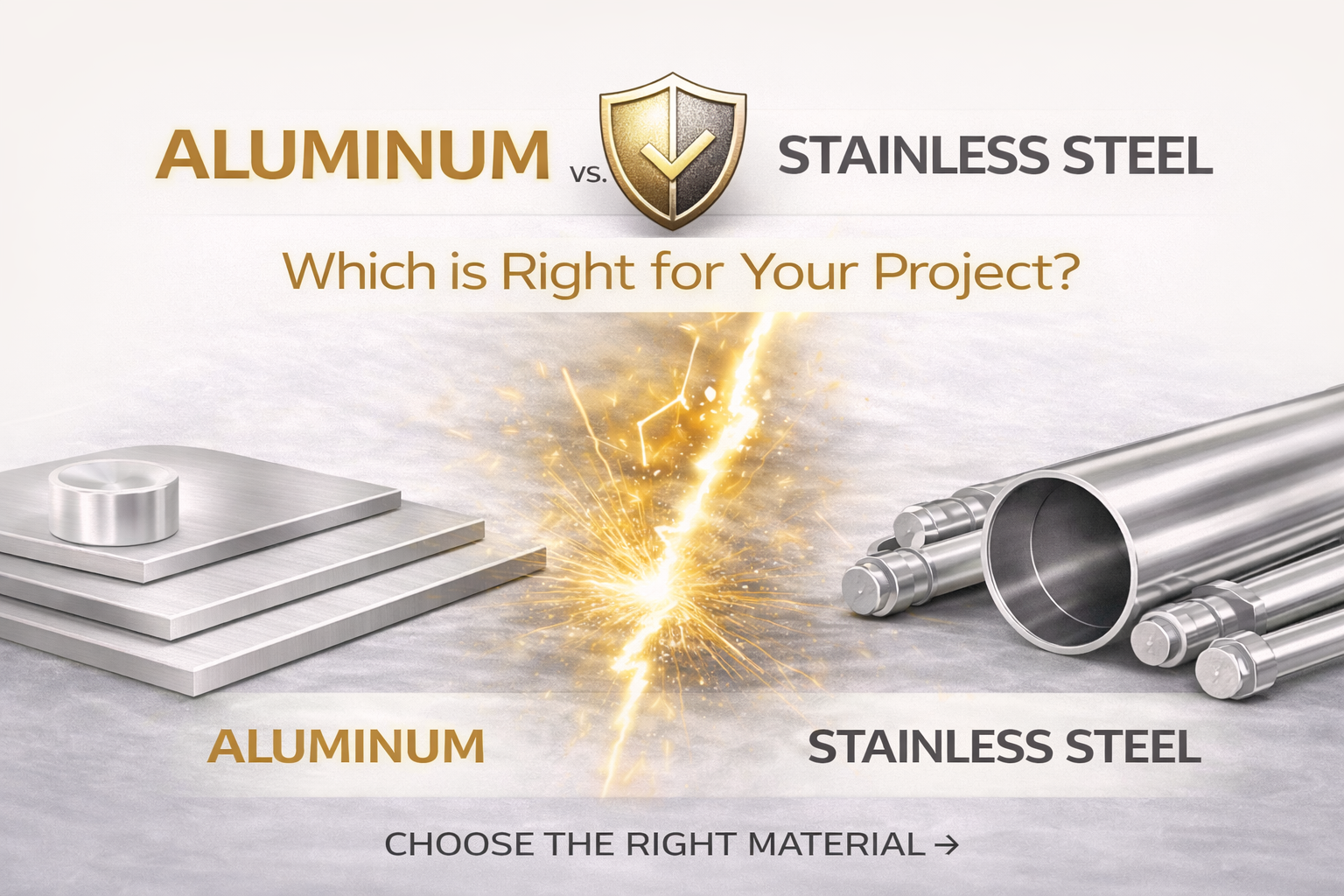 Aluminum vs. Stainless Steel: Which is Right for Your Project?