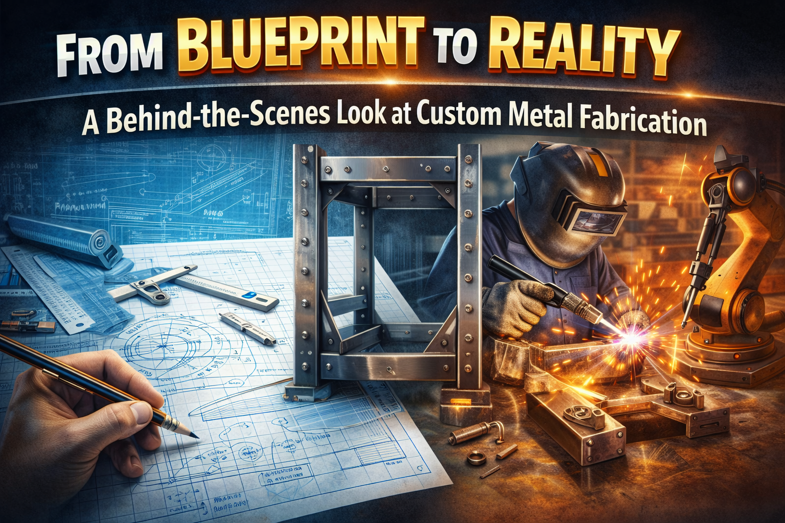 From Blueprint to Reality: A Behind-the-Scenes Look at Custom Metal Fabrication