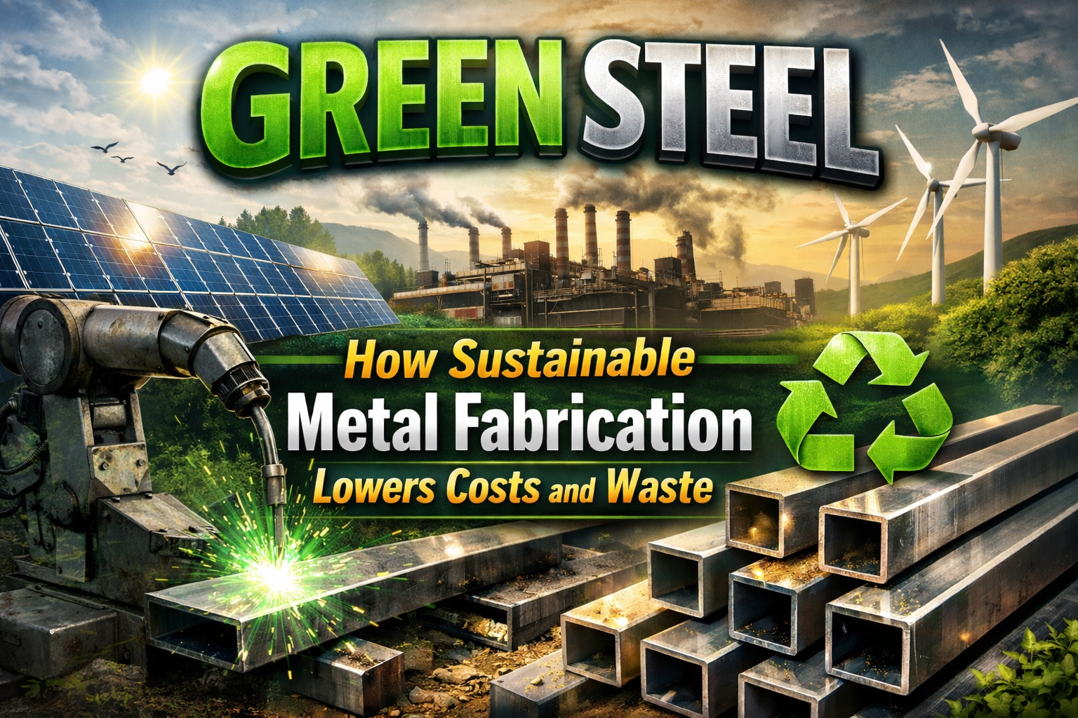 Green Steel: How Sustainable Metal Fabrication Lowers Costs and Waste