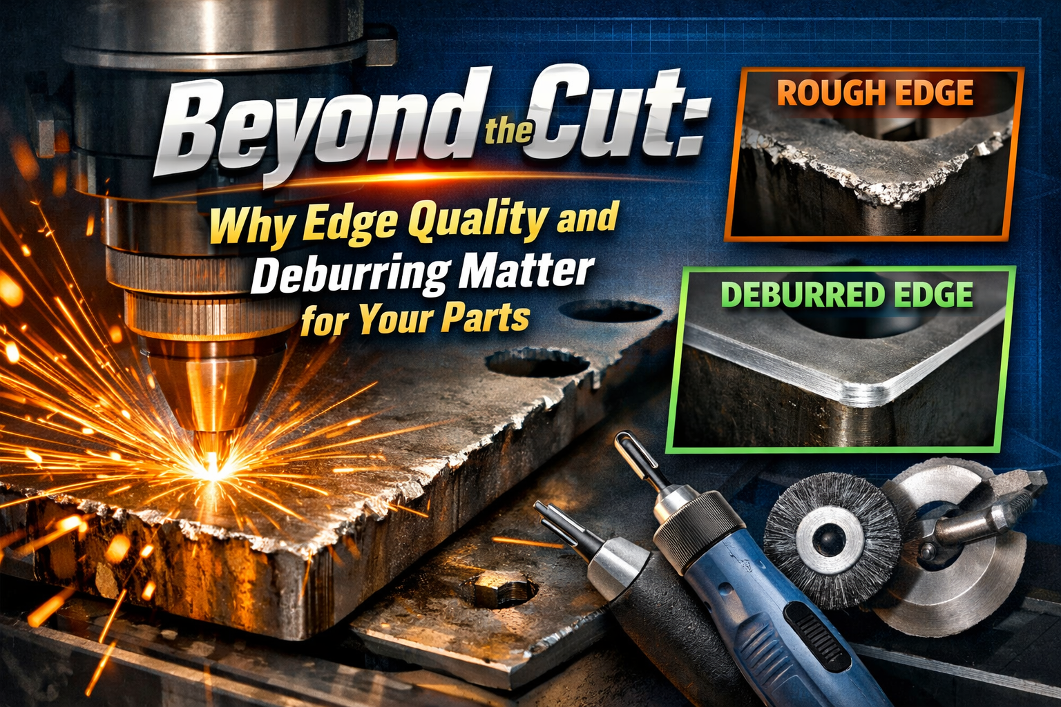 Beyond the Cut: Why Edge Quality and Deburring Matter for Your Parts