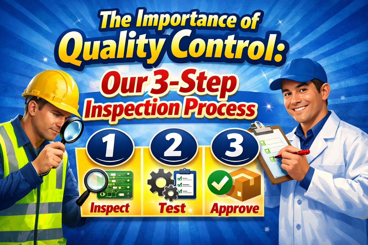 The Importance of Quality Control: Our 3-Step Inspection Process